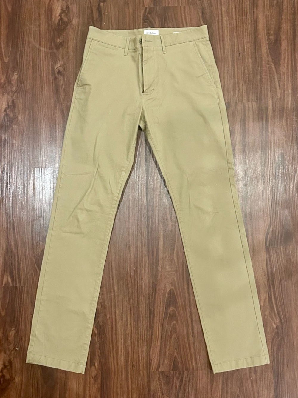 Men's Every Wear Slim Straight Fit Chino Pants - Goodfellow & Co™ Tan 32x34